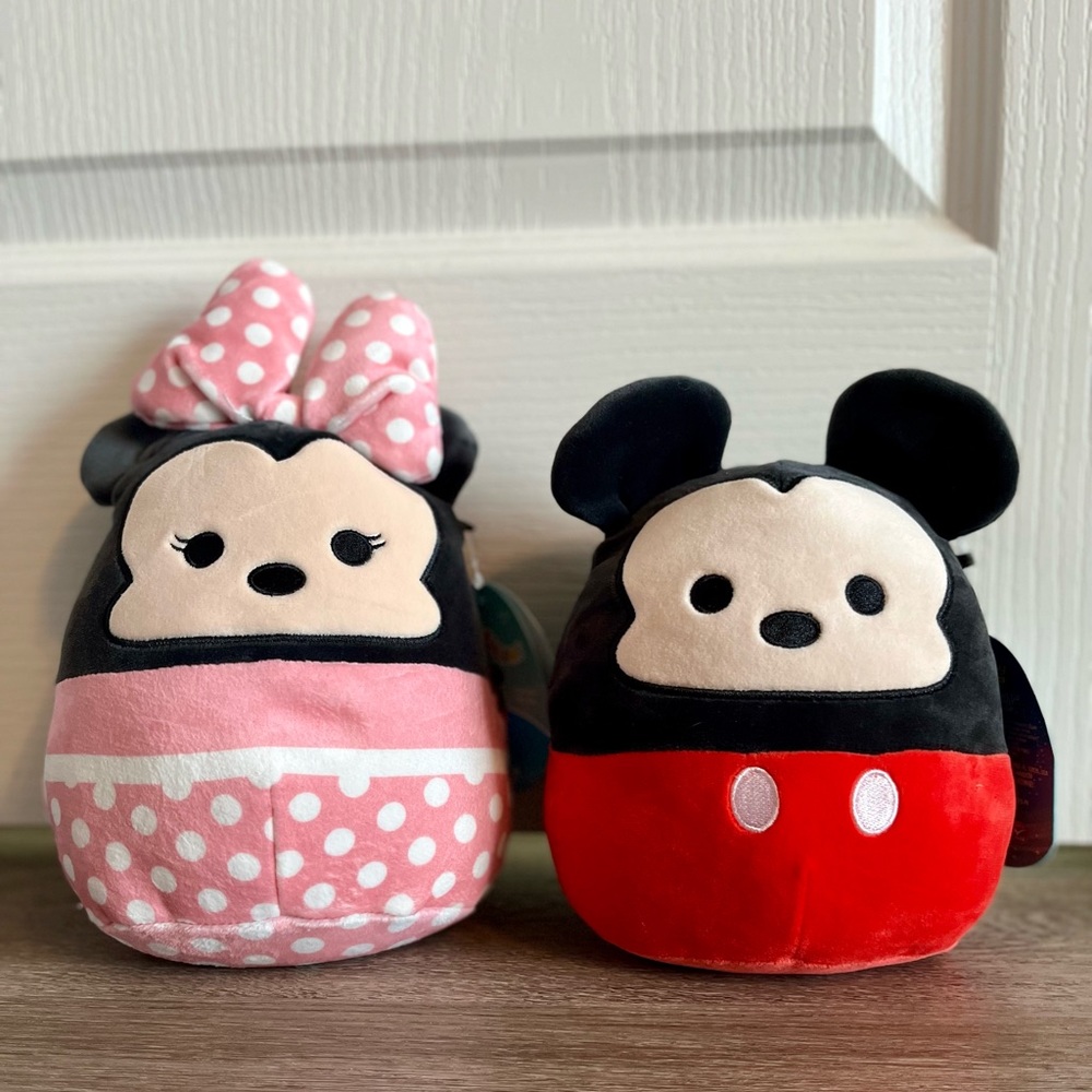 SQUISHMALLOWS Minnie and Mickey Mouse pair